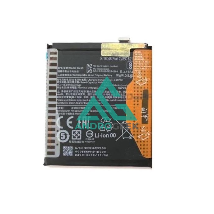 Bateria BM4R Xiaomi Mi 10 Lite 4160mAh