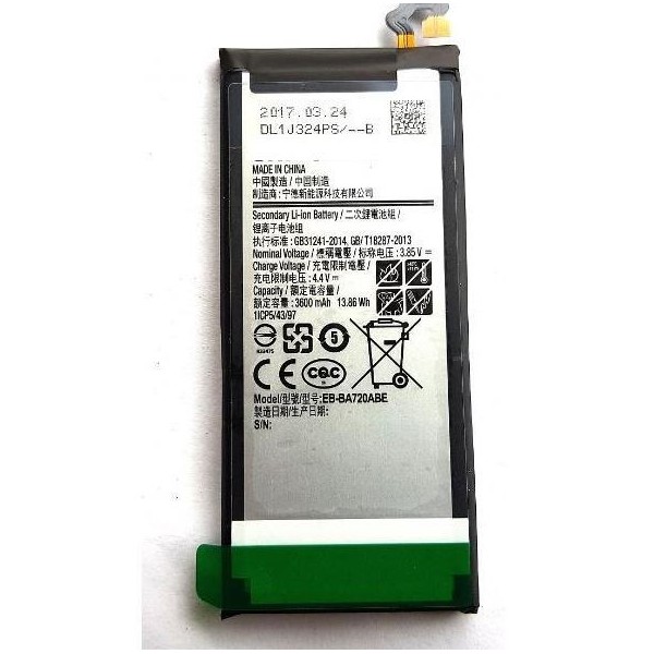 Bateria Samsung A7 2017 A720F   J7 2017 J730 EB-BA720ABE de 3600 mha