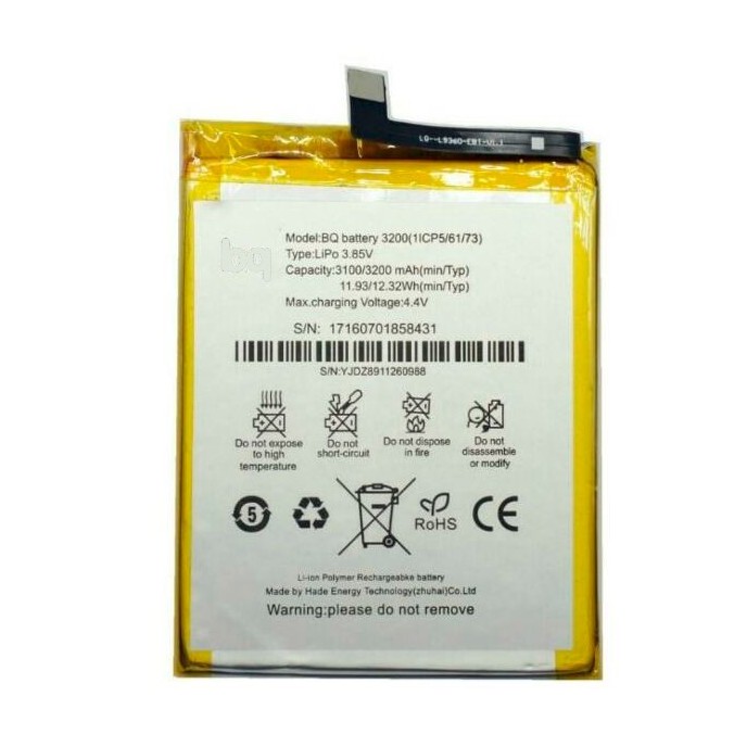 Bateria BQ Aquaris X5 Plus  3200mAh