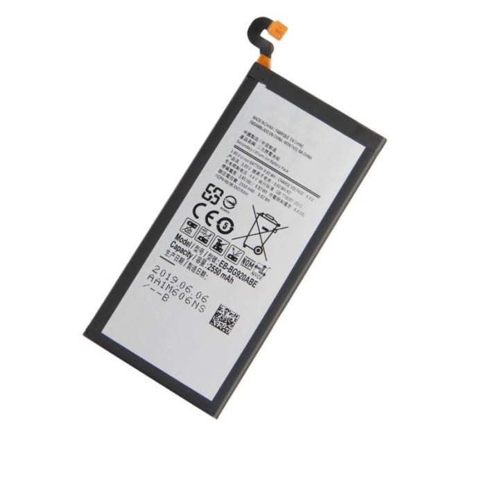 Batería Samsung S6 G920 2550mAh  samsun galaxy S6 battery