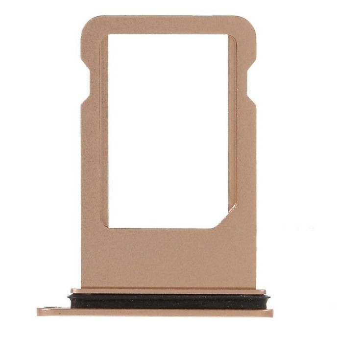 Bandeja SIM iPhone 8 ORO soporte adaptador SIM PREMIUM