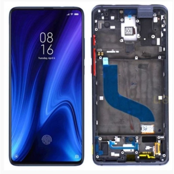 Pantalla con Marco Xiaomi Mi9T mi 9t  Mi9T Pro  Redmi K20  K20 PRO OLED PREMIUM AZUL (LCD/display + digitalizador/táctil) 