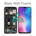 Pantalla con MARCO Xiaomi Mi9 OLED  NEGRO (LCD/display + digitalizador/táctil) 