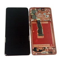 Pantalla con MARCO Huawei P30 TFT ROJA (LCD/display + digitalizador/táctil) 
