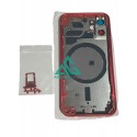 Carcasa chasis iPhone 12 ROJA sin logo tapa trasera iPhone 12 PREMIUM