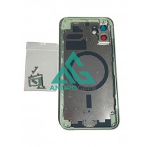 Carcasa chasis iPhone 12 VERDE sin logo tapa trasera iPhone 12 PREMIUM