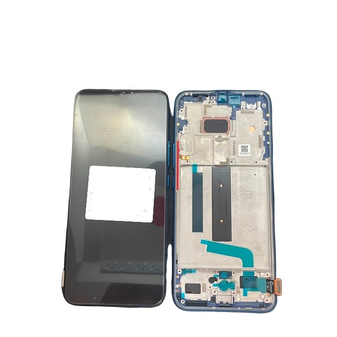 Pantalla con MARCO Xiaomi Mi 10 LITE 5G AZUL INCELL COMPATIBLE M2002J9G (LCD/display + digitalizador/táctil)  