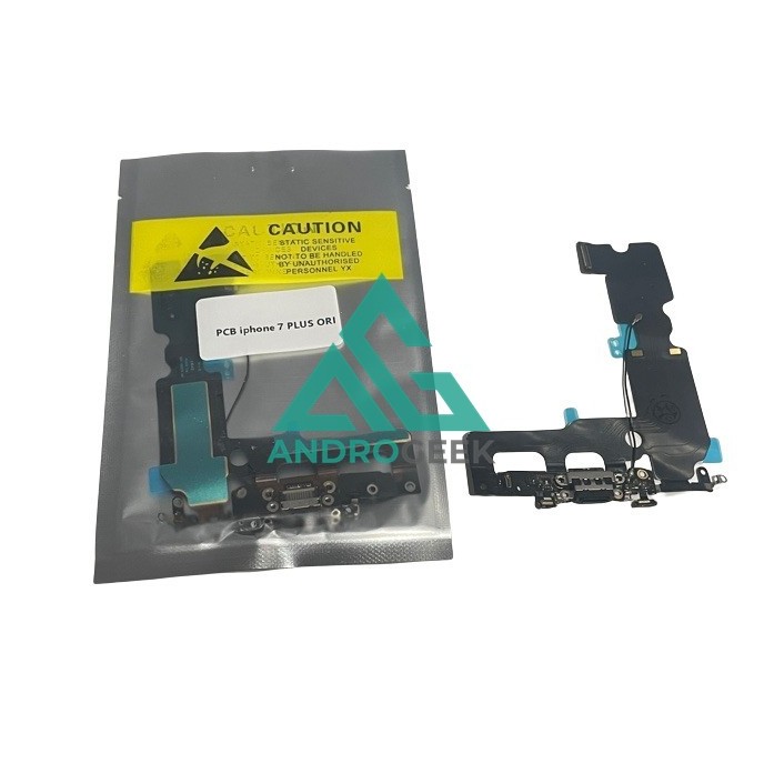 Flex conector carga iPhone 7 PLUS NEGRO microfono antena placa carga calidad PREMIUM