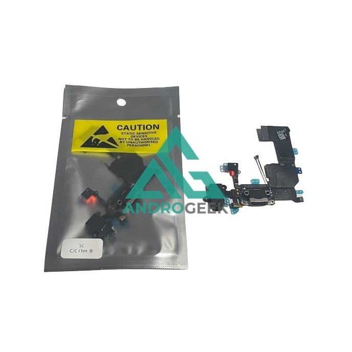 Flex conector carga iPhone 5C PREMIUM microfono antena placa carga