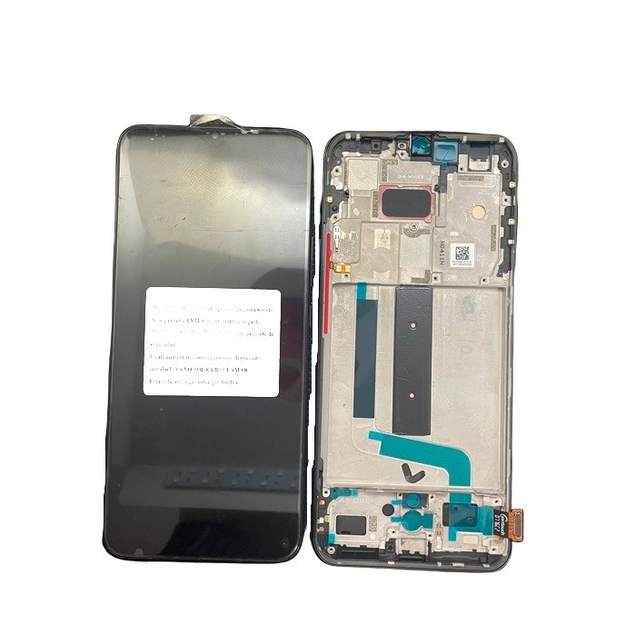Pantalla con MARCO Xiaomi Mi 10 LITE 5G NEGRO INCELL COMPATIBLE M2002J9G (LCD/display + digitalizador/táctil)