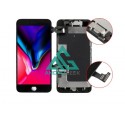 Pantalla iPhone 7 FULL SET NEGRA (con componentes) (incluye Botón Home + Altavoz + Cámara frontal)  (LCD + táctil) 