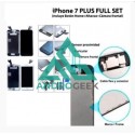 Pantalla iPhone 7 PLUS FULL SET BLANCA (con componentes) (incluye Botón Home + Altavoz + Cámara frontal)  (LCD + táctil) 