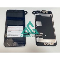 Pantalla iPhone 8 FULL SET NEGRA con componentes (incluye boton home + Altavoz + Cámara frontal)  (LCD + táctil) 