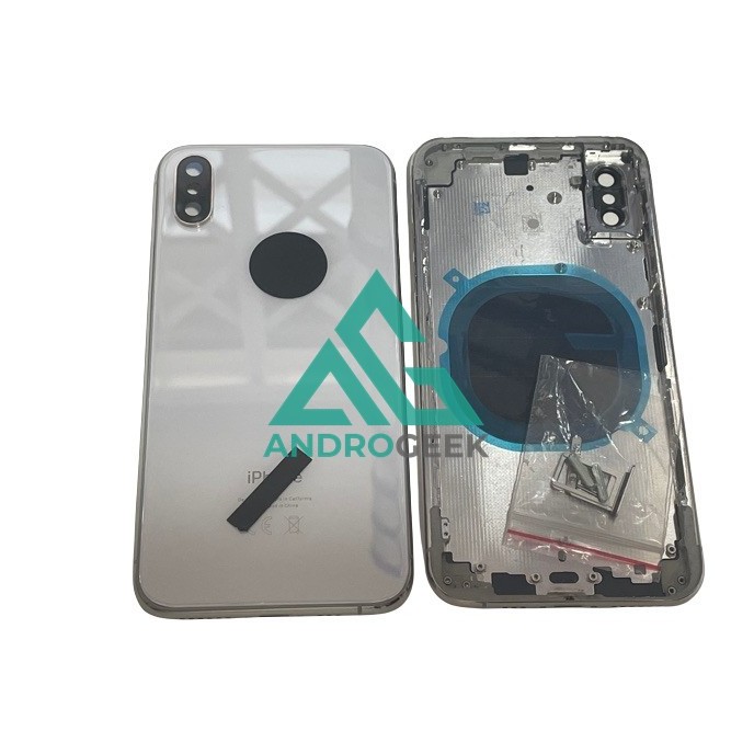 Tapa chasis iPhone XS BLANCA Carcasa Central y Tapa Trasera iPhone XS