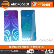 Tapa trasera  Xiaomi Redmi Note 7 AZUL tapa bateria back cover