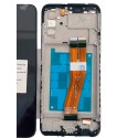 Pantalla con MARCO Samsung Galaxy A02s A025 SM-A025F calidad Service pack (LCD/display + digitalizador/táctil) 