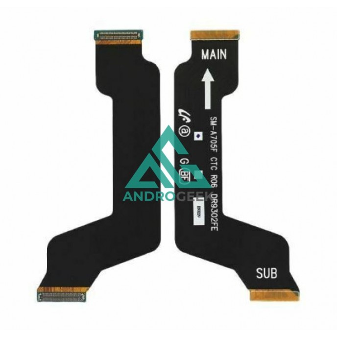 Flex central Samsung A70 SM-A705F/DS Flex principal interconector de placa base a placa auxiliar