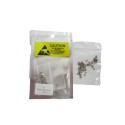 Set de Tornillos para iPhone 7  blanco / plata