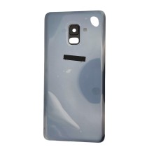 Tapa Trasera para Samsung Galaxy A8 PLUS 2018 A730F GREY CON LENTE back cover