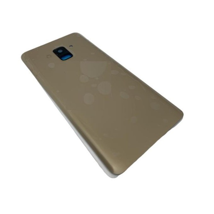 Tapa Trasera para Samsung Galaxy A8 PLUS 2018 A730F DORADA CON LENTE back cover