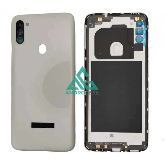 Tapa Trasera para Samsung Galaxy A11 A115 BLANCA CON LENTE back cover