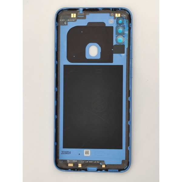 Tapa Trasera para Samsung Galaxy A11 A115 AZUL CON LENTE back cover