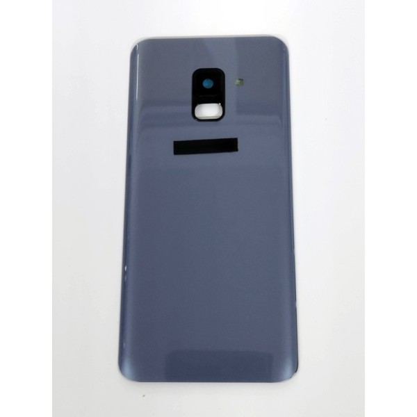 Tapa Trasera para Samsung Galaxy A8 2018 A530F GREY CON LENTE back cover