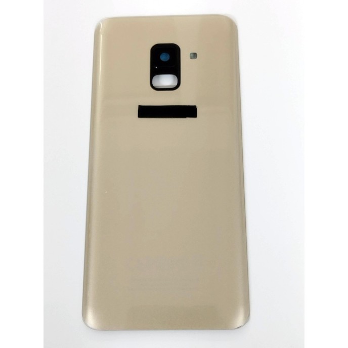 Tapa Trasera para Samsung Galaxy A8 2018 A530F DORADA CON LENTE back cover
