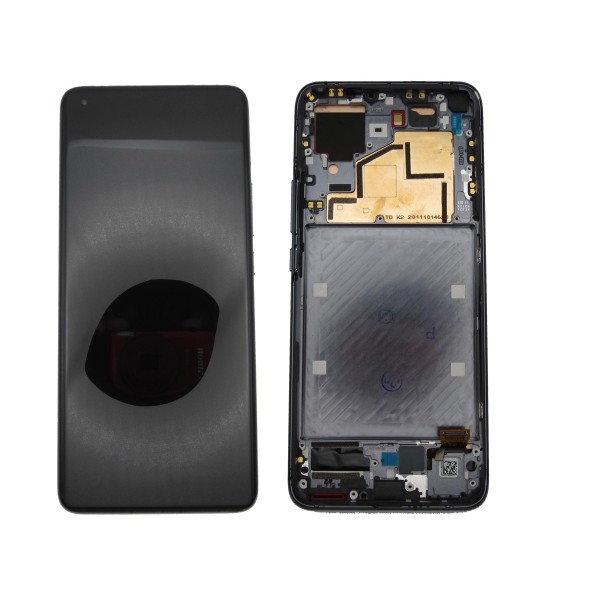 Pantalla Xiaomi Mi 11 5G M2011K2C M2011K2G con MARCO Negro calidad Original (LCD/display + digitalizador/táctil)