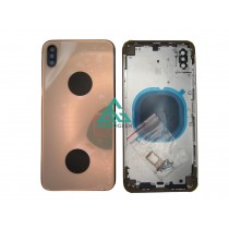 Tapa chasis iPhone XS MAX DORADO Carcasa Central y Tapa Trasera