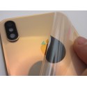 Tapa chasis iPhone XS MAX DORADO Carcasa Central y Tapa Trasera