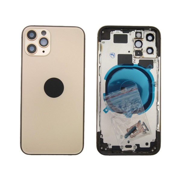 Carcasa chasis iPhone 11 PRO DORADO tapa trasera A2160 A2215 A2217