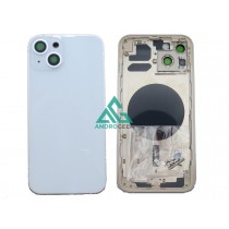 Carcasa chasis iPhone 13 BLANCA SIN LOGO Tapa Trasera Frame iPhone 13