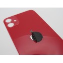 Tapa trasera iPhone 11 ROJA FACIL INSTALACION A2111 A2221 A2223 tapa bateria