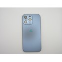 Carcasa chasis iPhone 13 PRO MAX AZUL SIN LOGO Tapa Trasera Frame iPhone 13 PRO MAX