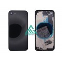 Tapa chasis iPhone 8 NEGRA sin logo tapa iPhone SE 2020 Trasera Completa Chasis Carcasa 