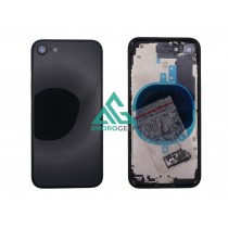 Tapa chasis iPhone 8 NEGRA sin logo tapa iPhone SE 2020 Trasera Completa Chasis Carcasa 