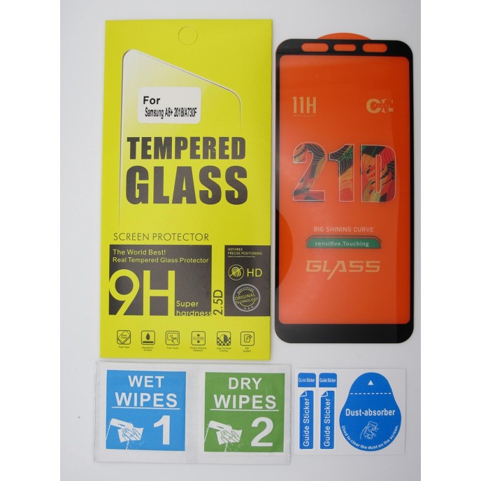 Cristal templado 3D 5D Samsung A8 2018 / A730 F protector pantalla 21D