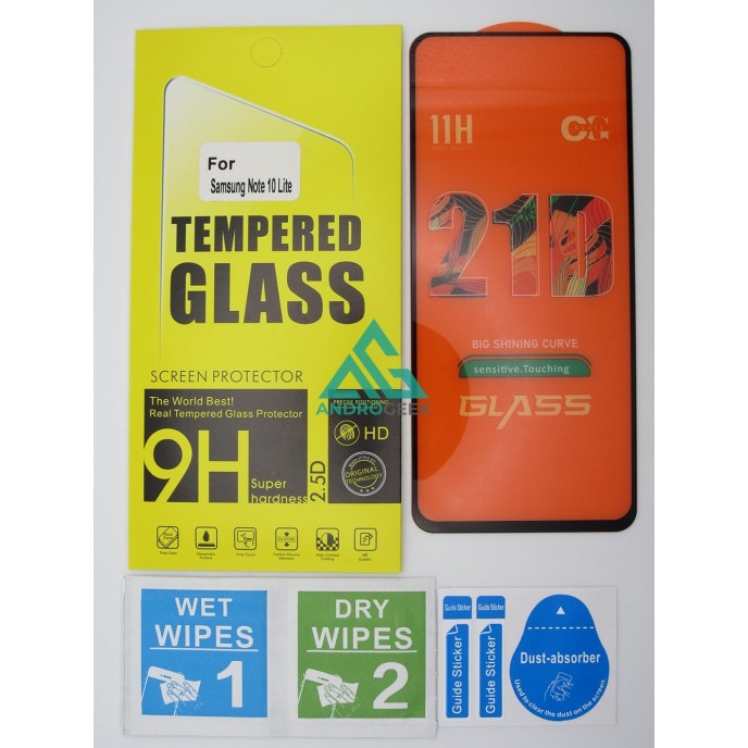 Cristal templado 3D 5D Samsung Galaxy Note 10 Lite protector pantalla 21D