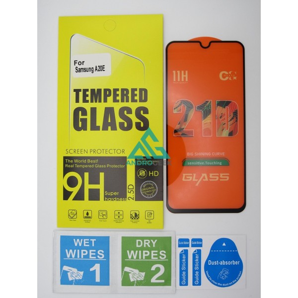 Cristal templado 3D 5D Samsung Galaxy A20E protector pantalla 21D