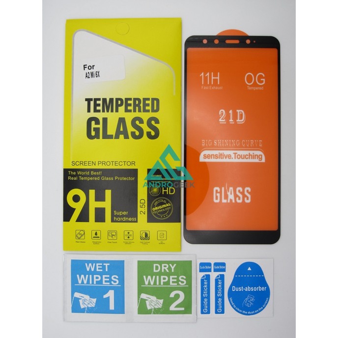 Cristal templado 3D 5D Xiaomi Mi A2/Mi 6X protector pantalla 21D