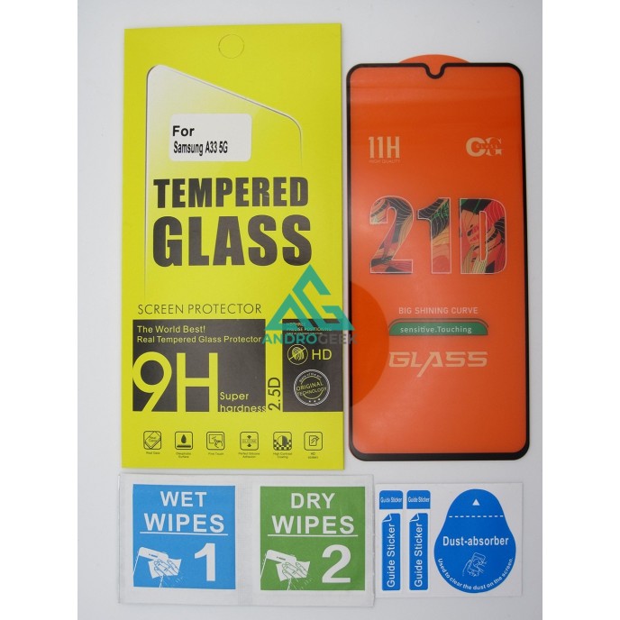 Cristal templado 3D 5D Samsung Galaxy A33 5G protector pantalla 21D