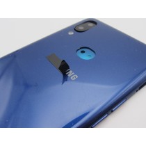 Tapa trasera Samsung A10S CON LENTE Azul cubre batería back cover