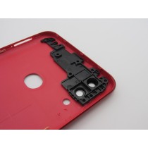 Tapa trasera Samsung A10S CON LENTE Roja cubre batería back cover