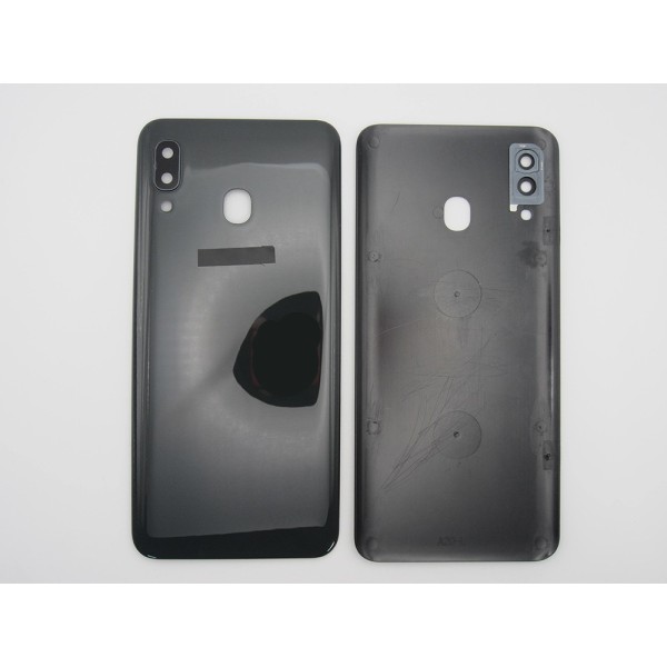 Tapa trasera Samsung A20 A205 NEGRA cubre bateria back cover