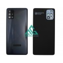 Tapa trasera Samsung A71 NEGRA CON LENTE SM-A715 back cover 