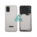 Tapa trasera Samsung A02S BLANCA CON LENTE SM-A025 back cover 