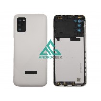 Tapa trasera Samsung A02S BLANCA CON LENTE SM-A025 back cover 