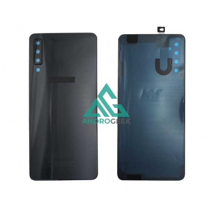 Tapa trasera Samsung A7 (2018) A750 NEGRA CON LENTE back cover 