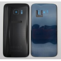 Tapa trasera Samsung S7 G930 NEGRA CON LENTE back cover 